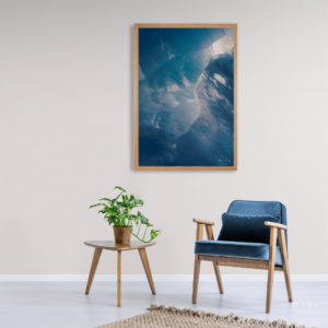 cadre-photo-glacier-salon-fauteuil-bleu
